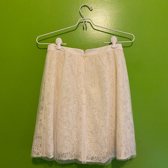 Express fancy cream skirt - Picture 2 of 3